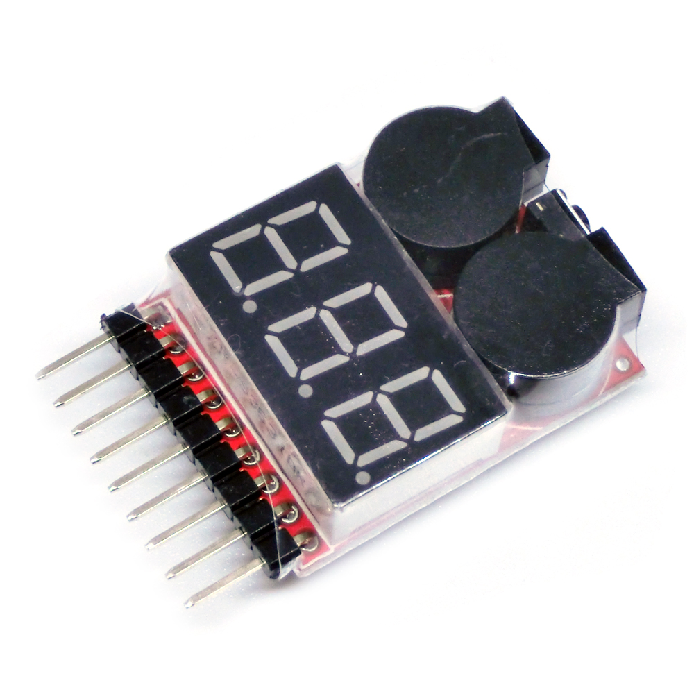 For 1S/2s/3s/4s/5s/6s/7s/8s Lo - огляд і ціна Drone Battery Alarm