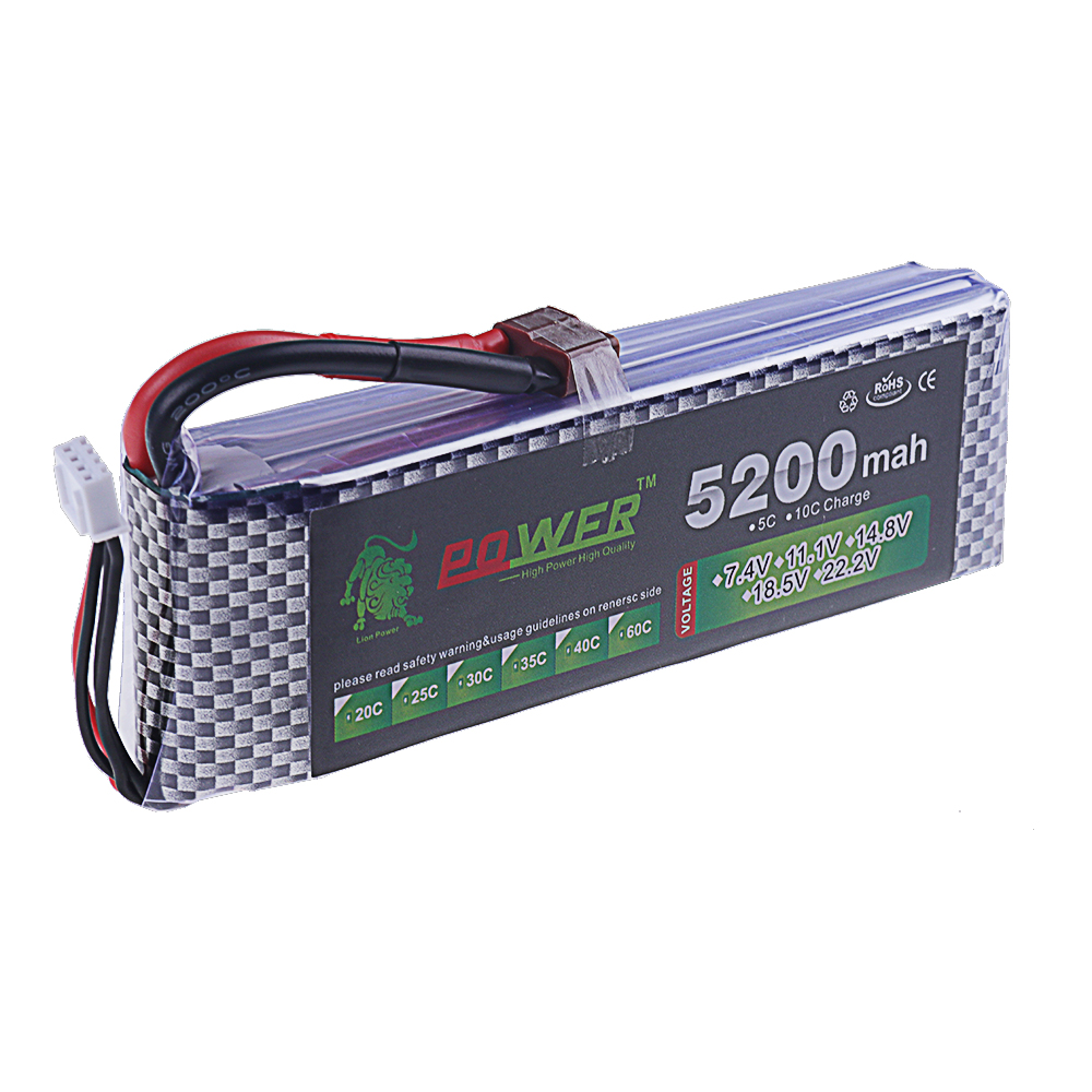 3S Lipo Battery 11.1V 5200mah  - огляд і ціна Drone Battery 4S