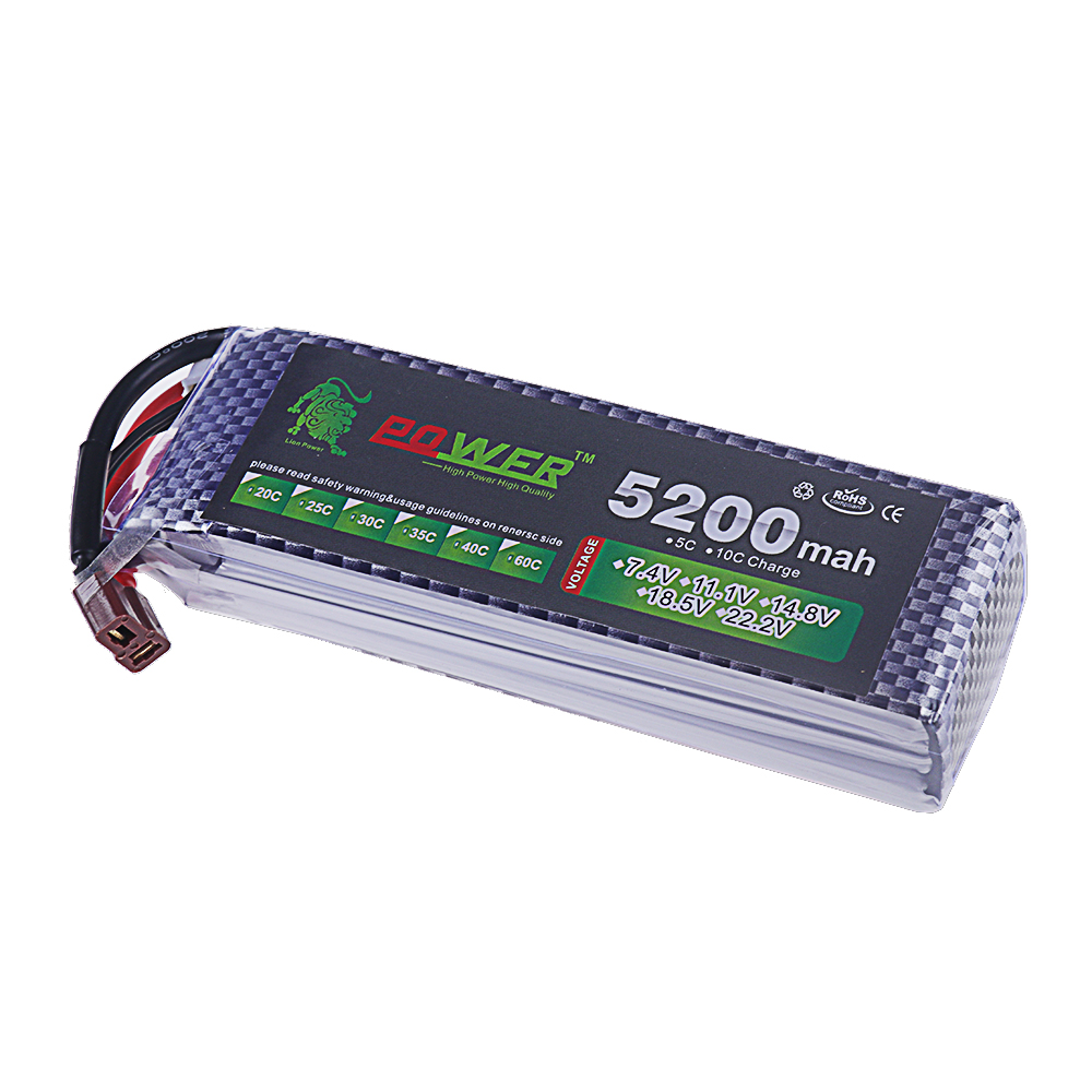 3S Lipo Battery 11.1V 5200mah  - огляд і ціна Drone Battery 4S